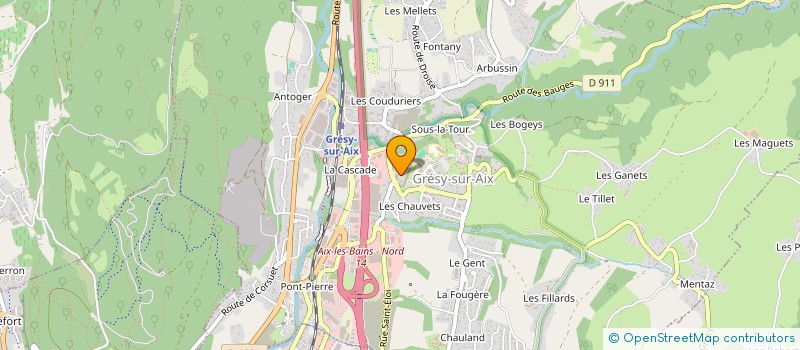 localisation de l'entreprise MADAME CHRISTINE JUMELLE à GRESY-SUR-AIX