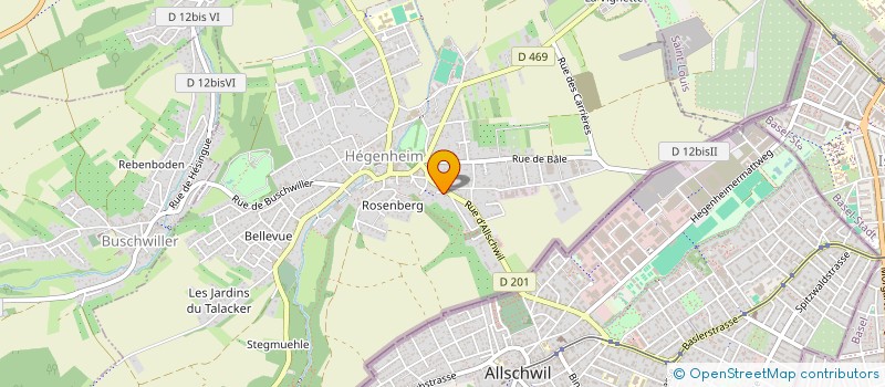 localisation de l'entreprise MADAME CHRISTINE JUNG  HEGENHEIM