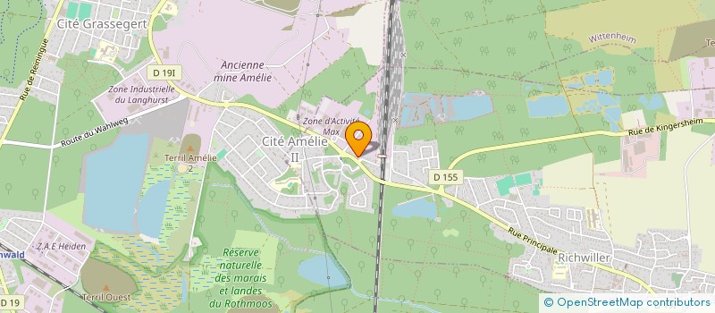 localisation de l'entreprise MADAME CHRISTINE KAEFFER  RICHWILLER