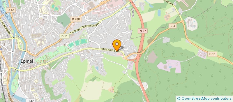 localisation de l'entreprise MADAME CHRISTINE KAISER à EPINAL