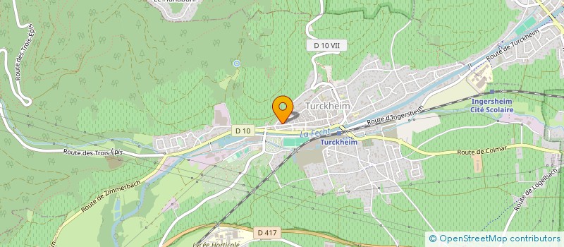 localisation de l'entreprise MADAME CHRISTINE KEMPF  TURCKHEIM