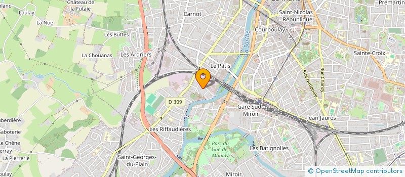 localisation de l'entreprise MADAME CHRISTINE KERRIEN à LE MANS