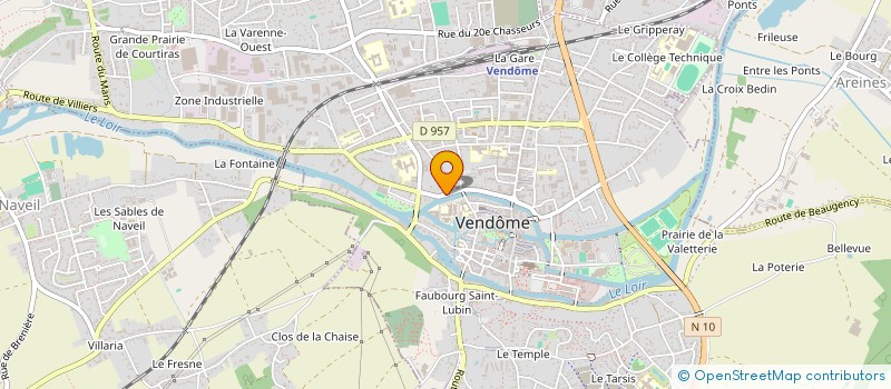 localisation de l'entreprise MADAME CHRISTINE KIS  VENDOME