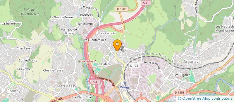 localisation de l'entreprise MADAME CHRISTINE KLEIN à ANNECY