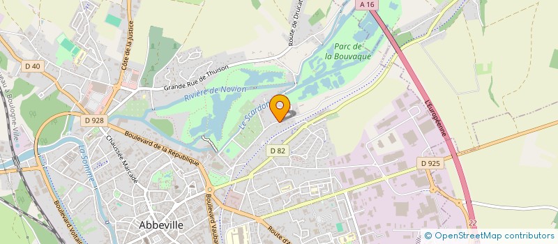 localisation de l'entreprise MADAME CHRISTINE KOLOS à ABBEVILLE