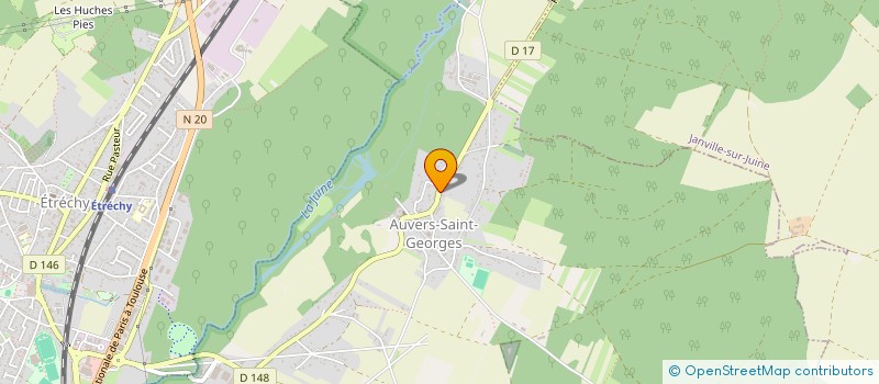 localisation de l'entreprise MADAME CHRISTINE KOZLOWSKI  AUVERS-SAINT-GEORGES