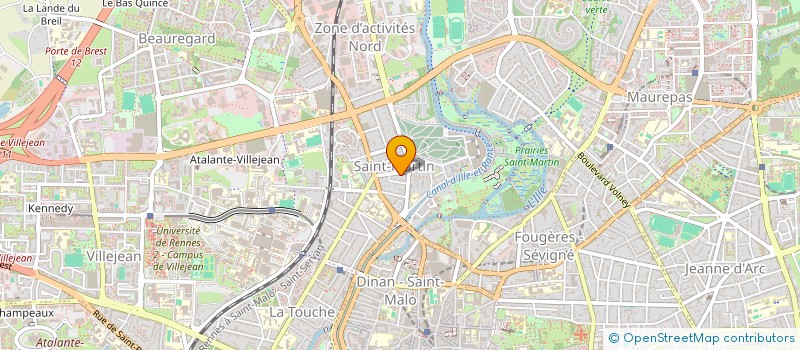 localisation de l'entreprise MADAME CHRISTINE LABBE à RENNES