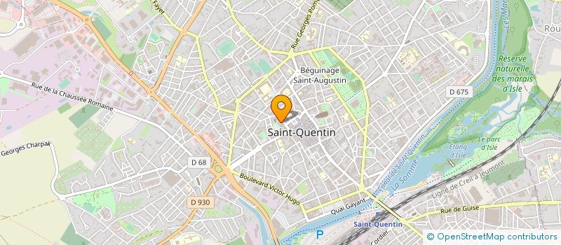 localisation de l'entreprise MADAME CHRISTINE LABOURET à SAINT-QUENTIN