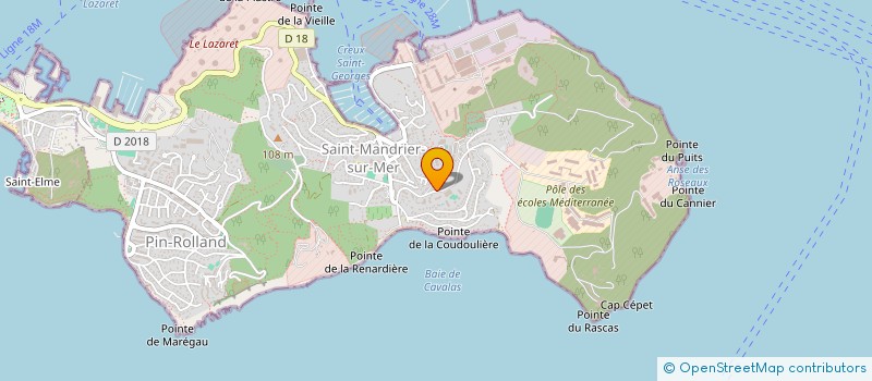 localisation de l'entreprise MADAME CHRISTINE LABRO  SAINT-MANDRIER-SUR-MER