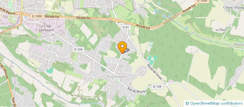 localisation de l'entreprise MADAME CHRISTINE LABROUSSE  PUYMOYEN