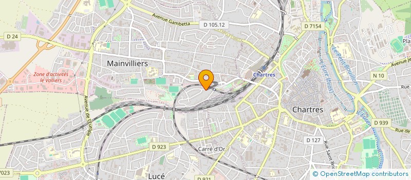 localisation de l'entreprise MADAME CHRISTINE LACKNER à MAINVILLIERS
