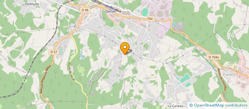 localisation de l'entreprise MADAME CHRISTINE LACOMBE à SARLAT-LA-CANEDA
