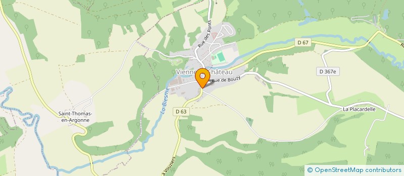 localisation de l'entreprise MADAME CHRISTINE LADURELLE à VIENNE-LE-CHATEAU