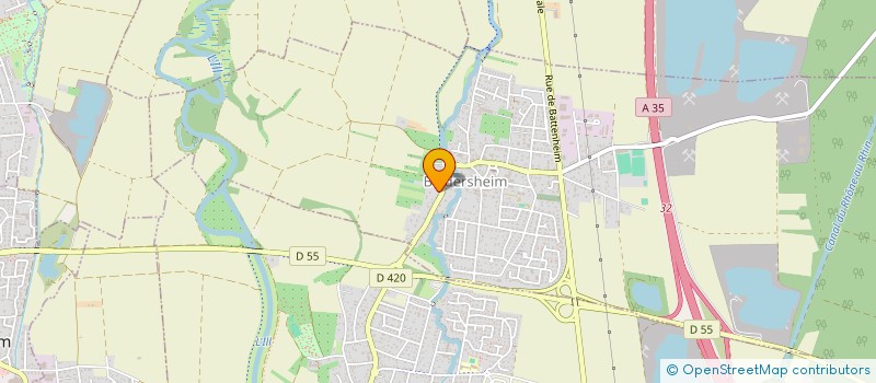 localisation de l'entreprise MADAME CHRISTINE LAEMLIN  BALDERSHEIM