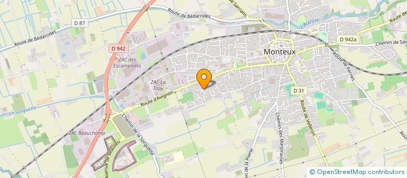 localisation de l'entreprise MADAME CHRISTINE LAEREMANS à MONTEUX