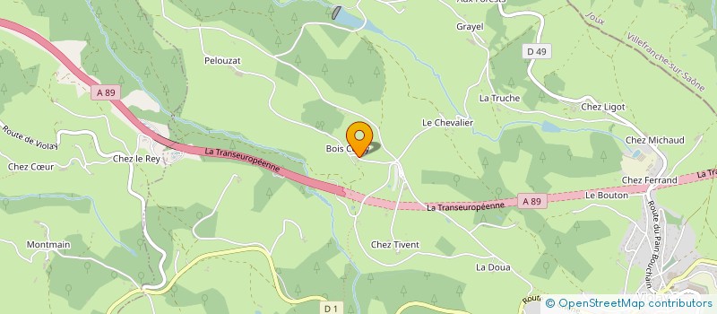 localisation de l'entreprise MADAME CHRISTINE LAFAY  VIOLAY