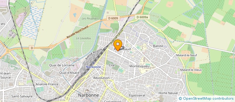 localisation de l'entreprise MADAME CHRISTINE LAFFITTE à NARBONNE