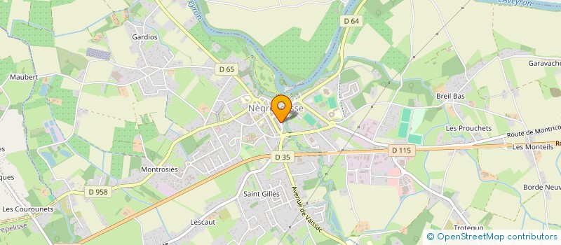 localisation de l'entreprise MADAME CHRISTINE LAFITTE  NEGREPELISSE