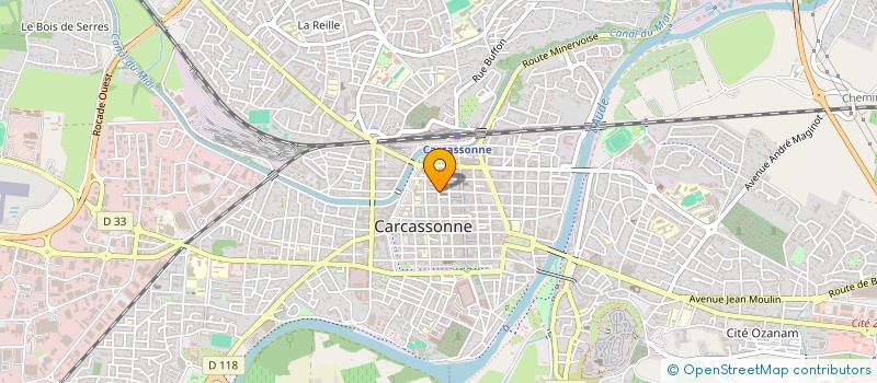 localisation de l'entreprise MADAME CHRISTINE LAGARDE à CARCASSONNE