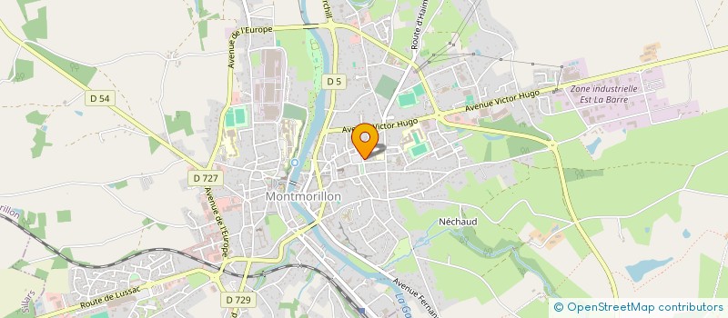 localisation de l'entreprise MADAME CHRISTINE LAGARDE à MONTMORILLON