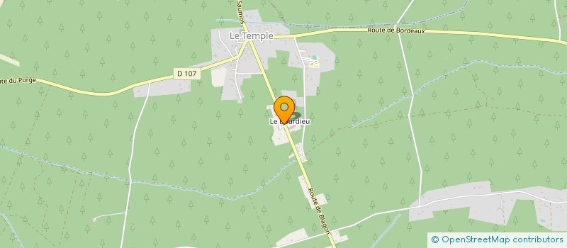 localisation de l'entreprise MADAME CHRISTINE LAGUEYTE  LE TEMPLE