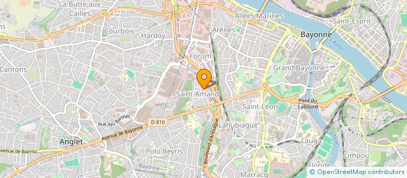 localisation de l'entreprise MADAME CHRISTINE LAGUILLON à BAYONNE