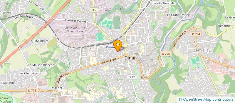 localisation de l'entreprise MADAME CHRISTINE LAISNE à DINAN