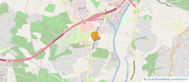 localisation de l'entreprise MADAME CHRISTINE LAKAS à FREJUS