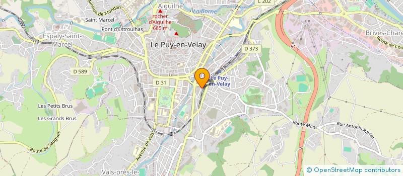 localisation de l'entreprise MADAME CHRISTINE LALISSE à LE PUY-EN-VELAY