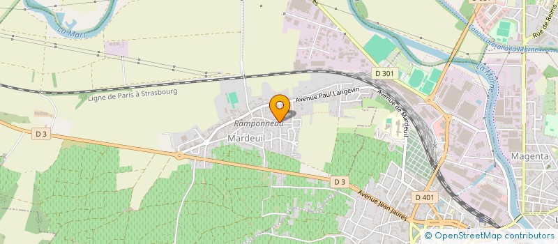 localisation de l'entreprise MADAME CHRISTINE LALUC  MARDEUIL