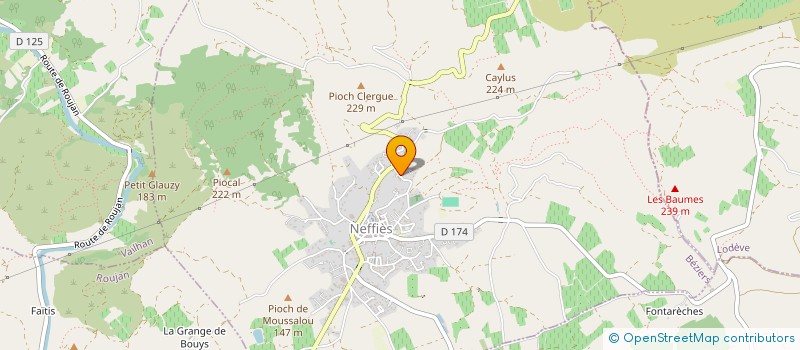 localisation de l'entreprise MADAME CHRISTINE LALY  NEFFIES