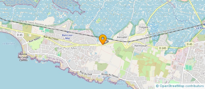 localisation de l'entreprise MADAME CHRISTINE LAMARENIE à BATZ-SUR-MER