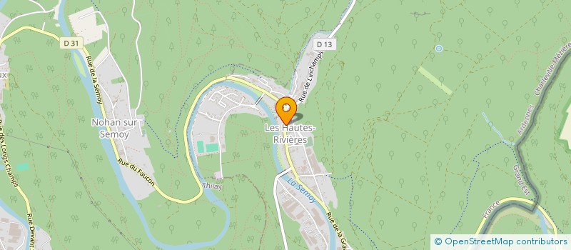 localisation de l'entreprise MADAME CHRISTINE LAMBERT  LES HAUTES-RIVIERES