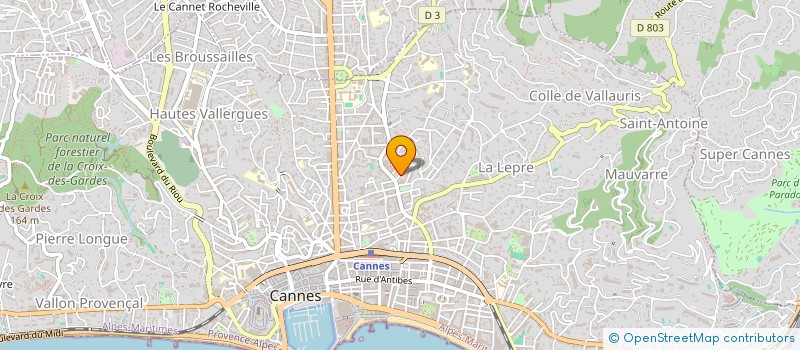 localisation de l'entreprise MADAME CHRISTINE LAMETZ à CANNES