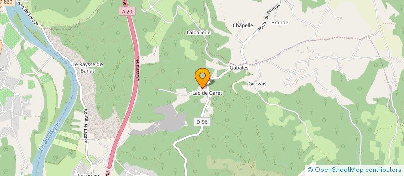 localisation de l'entreprise MADAME CHRISTINE LAMOUCHE  PINSAC