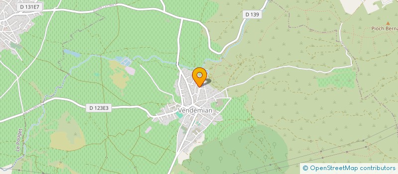 localisation de l'entreprise MADAME CHRISTINE LANAT  VENDEMIAN