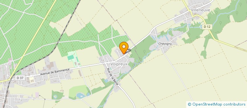 localisation de l'entreprise MADAME CHRISTINE LANDREAT  BLANCS-COTEAUX