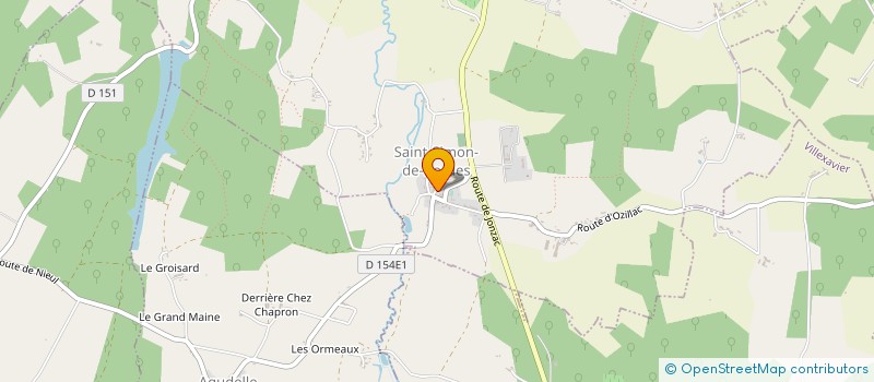 localisation de l'entreprise MADAME CHRISTINE LANDREAU  LEOVILLE