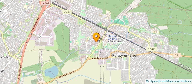 localisation de l'entreprise MADAME CHRISTINE LANGE  ROISSY-EN-BRIE