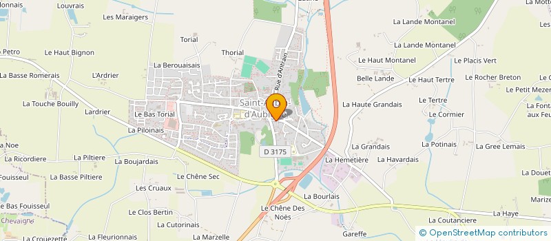 localisation de l'entreprise MADAME CHRISTINE LANGLAIS à SAINT-AUBIN-D'AUBIGNE
