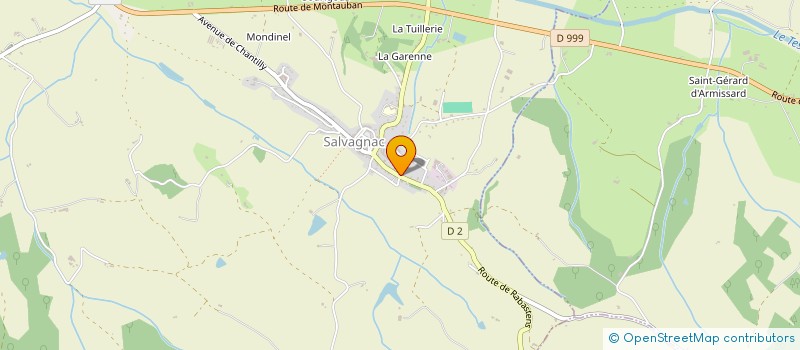 localisation de l'entreprise MADAME CHRISTINE LANOIS à SALVAGNAC