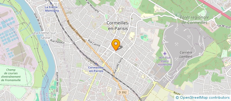 localisation de l'entreprise MADAME CHRISTINE LAPORTE à CORMEILLES-EN-PARISIS