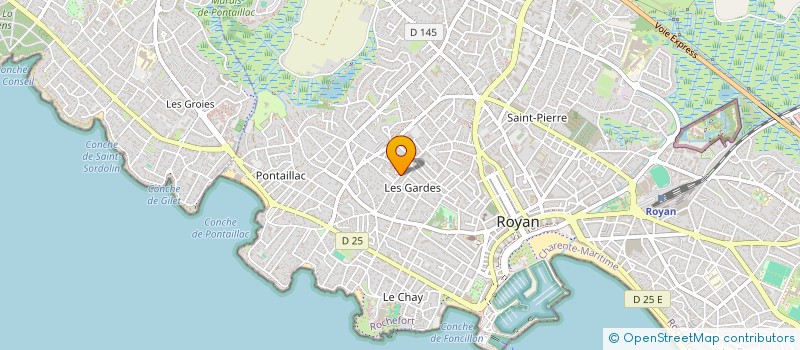 localisation de l'entreprise MADAME CHRISTINE LAPORTE-DENEY  ROYAN