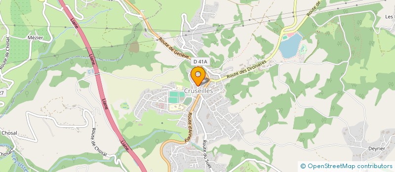 localisation de l'entreprise MADAME CHRISTINE LARQUETOUT  CRUSEILLES