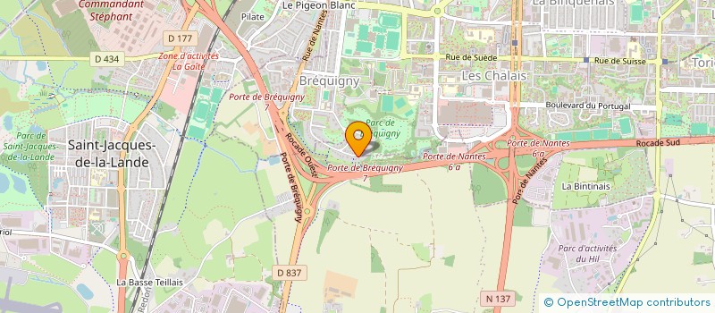 localisation de l'entreprise MADAME CHRISTINE LARUE  NOYAL-CHATILLON-SUR-SEICHE