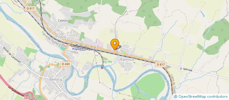 localisation de l'entreprise MADAME CHRISTINE LATAPPY  PUYOO