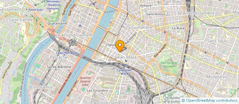 localisation de l'entreprise MADAME CHRISTINE-LAURE MANDIN  LYON