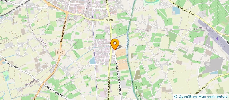 localisation de l'entreprise MADAME CHRISTINE LAUTARD  PERNES-LES-FONTAINES