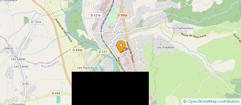 localisation de l'entreprise MADAME CHRISTINE LAVERGNE à SAINT-YORRE