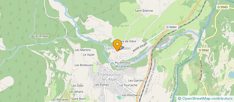 localisation de l'entreprise MADAME CHRISTINE LAYET à CHATEAUROUX-LES-ALPES